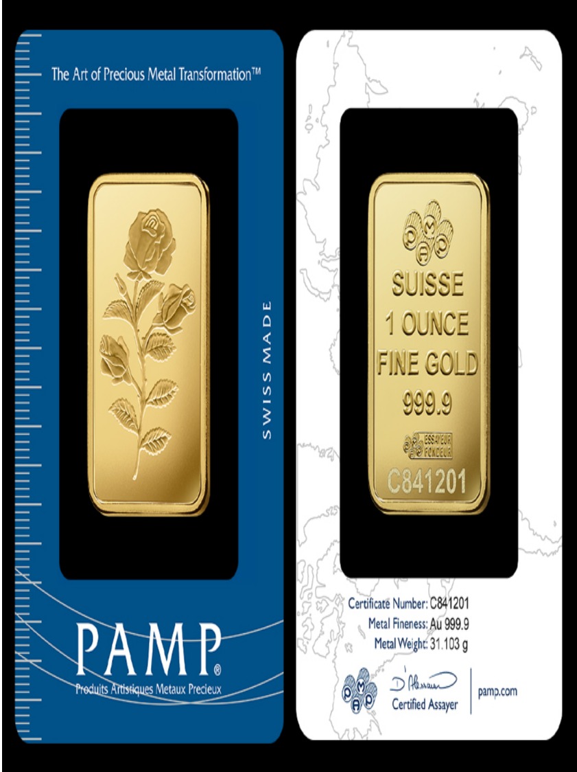 24K Gold Rosa Gold Minted Pamp – SW20298